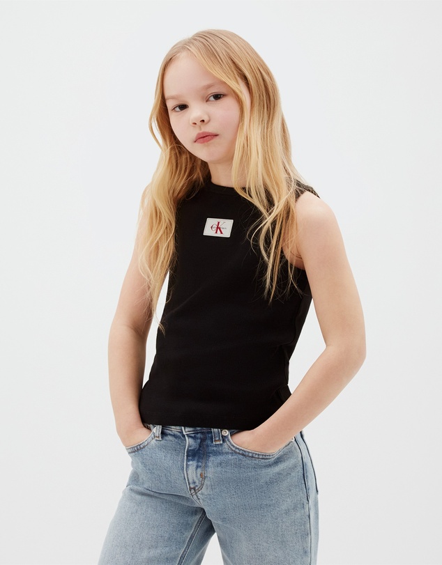 Calvin Klein Jeans - Girls Ribbed Tank Top