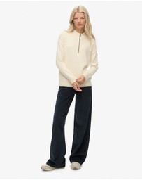 Superdry - Slouchy Knitted Half Zip