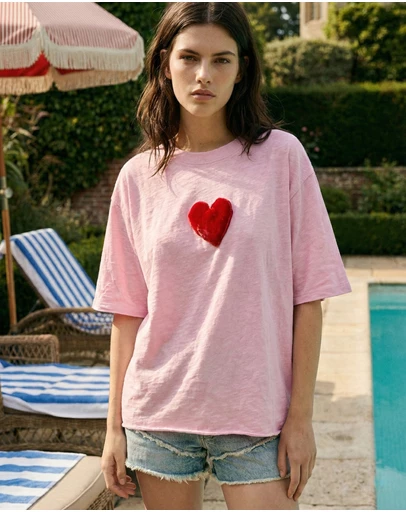 THE TALES - We Love Velvet Heart Street Tee