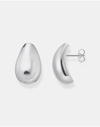 THOMAS SABO - Ear studs in drop shape silver