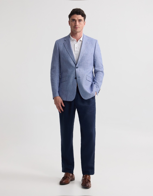 Oxford - Blake Linen And Cotton Blazer