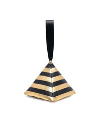 Pre-Loved by Azura Reborn - Pre-Loved Metallic Lambskin Kheops Pyramid Clutch