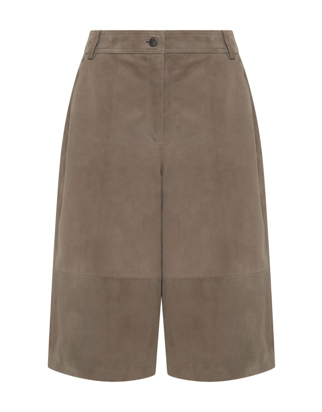 Oxford - Kiera Suede Bermuda Shorts