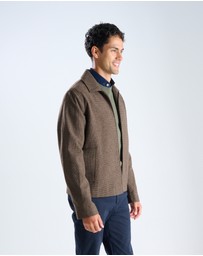 3 Wise Men - 3 Wise Men Rockwell Jacket Brown