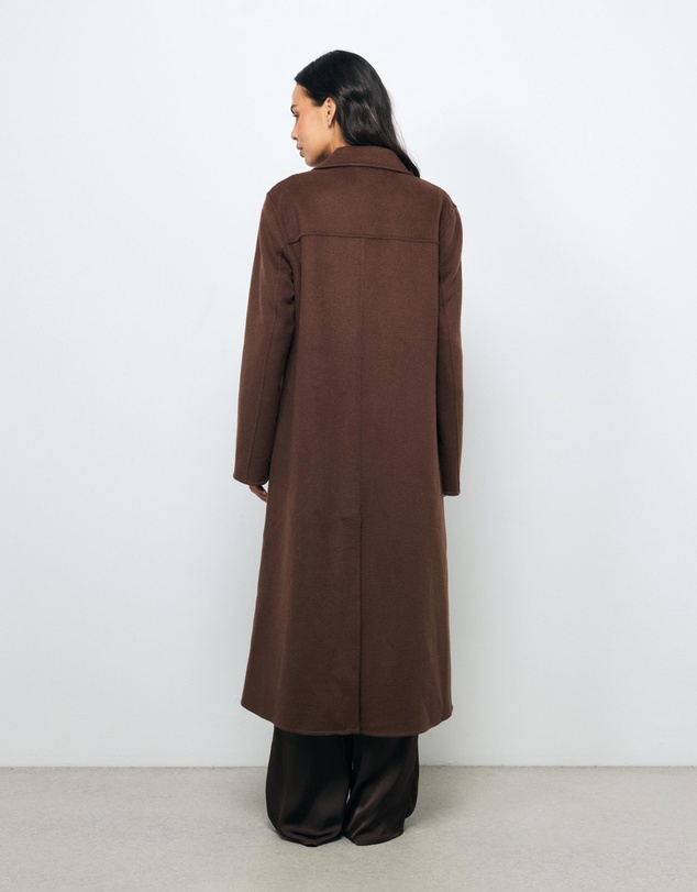 Revibe - Repaired AERE Orla Double Faced Wool Coat - AU 6