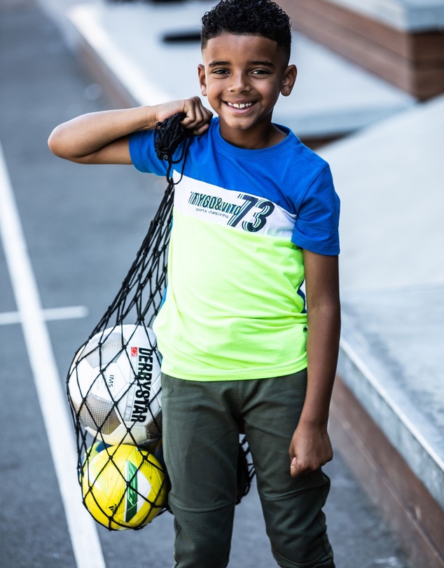 TYGO&vito - Organic Colour Block Tee - Kids-Teens
