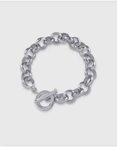 Von Treskow - Round Belcher Bracelet with Toggle Clasp