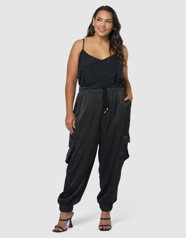 Sunday In The City - Revolution Satin Cargo Pant