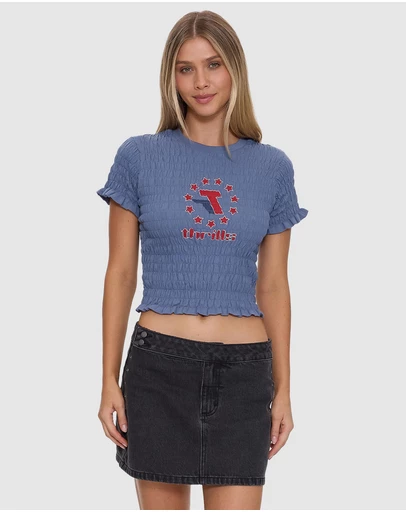 Thrills - Against All Odds Shirred Tee