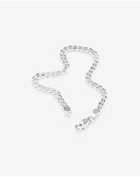 Michael Hill - 19cm (7”) 4mm-4.5mm Width Heavy Curb Bracelet in Sterling Silver