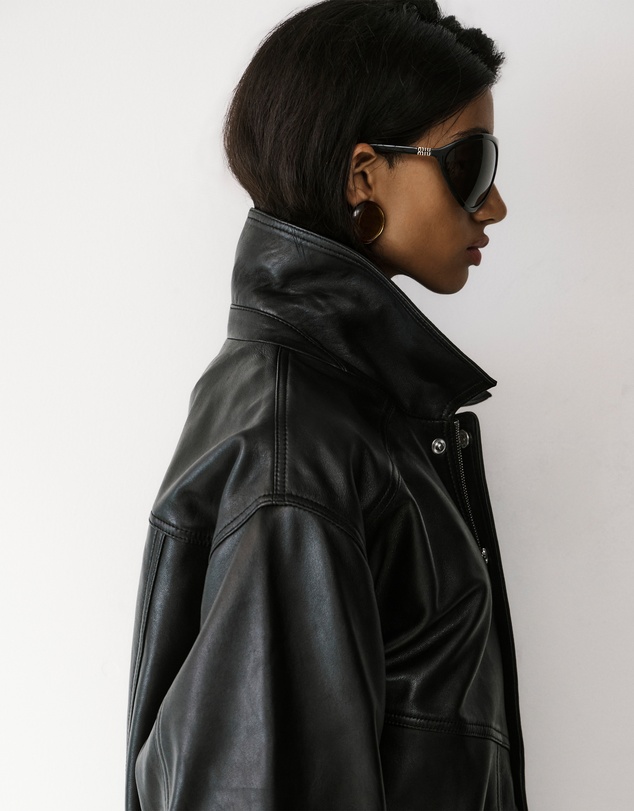 Minima Esenciales - Noah Leather Bomber Jacket
