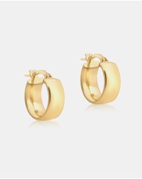 Zoe Olivia - 9K Gold Essential Hoop Earrings