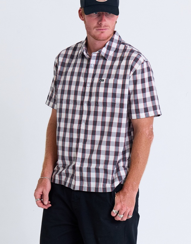 Brixton - Cru Plaid Short Sleeve Woven