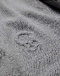 Calibre - Contrast Stripe Crew Sweater Silver