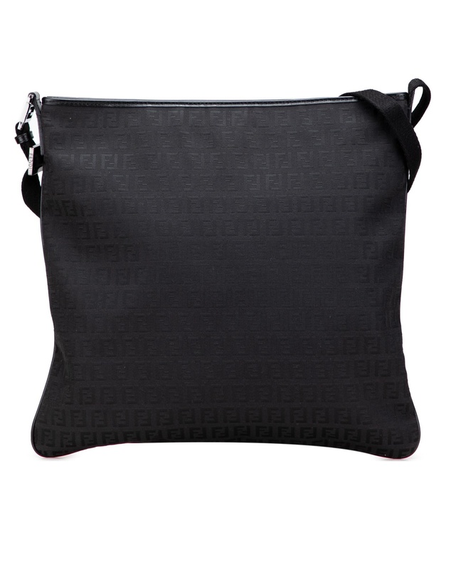 Fendi - Pre-Loved Zucchino Canvas Crossbody