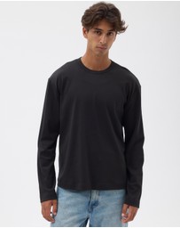 AERE - Relaxed Long Sleeve Cotton Tee