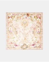 Camilla - Large Crystalled Silk Square Scarf
