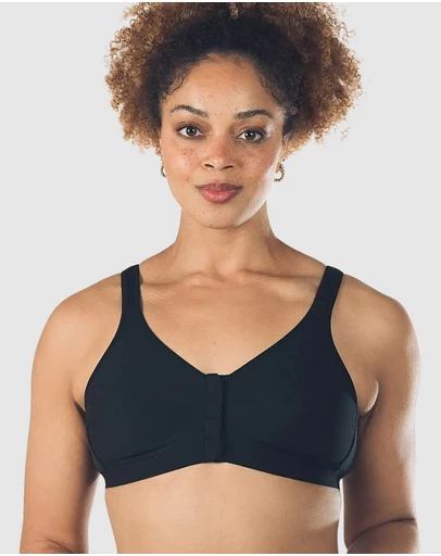 Royce Lingerie - Comfi Cotton Wirefree Press Stud Front Open Bra