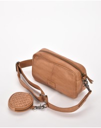Cobb & Co - Millner Woven Leather Camera Bag