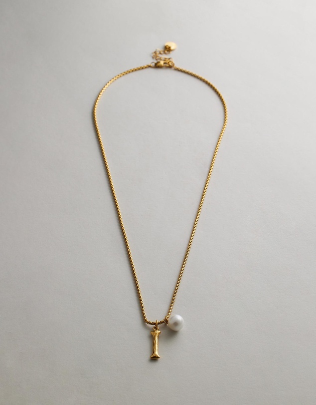 Zahar - Pearl Letter I Necklace