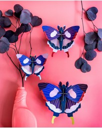 Studio Roof  - Wall Art Butterflies A4 Set of 3
