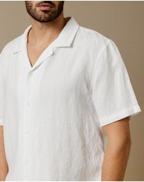 AERE - Linen Camp Collar Shirt