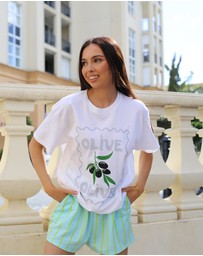 Vacancy Co - Olive You Tee