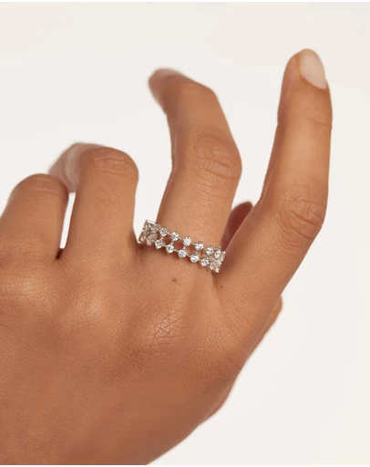 PDPAOLA - Slim Dumbo Silver Ring