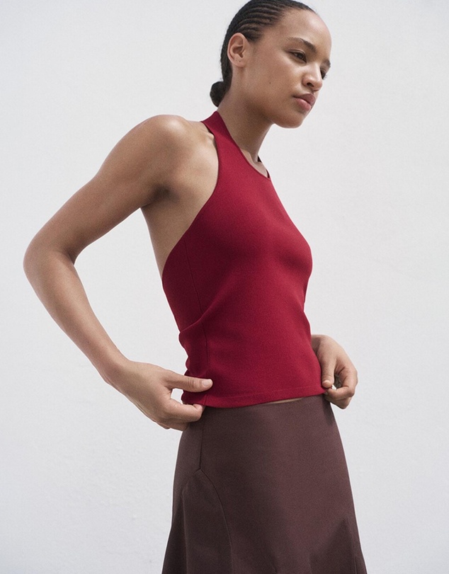 M.N.G - Knitted Top With Hoop Detail