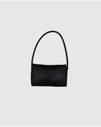 Mimmi Terra - Woven Shoulder Bag Nera
