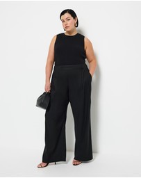 Commonry - Pull On Pleat Front Pant