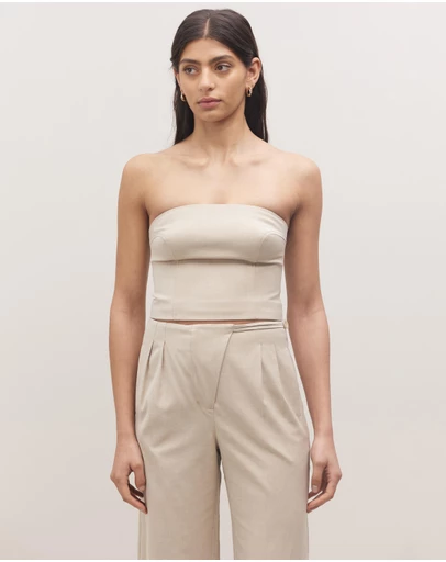 Minima Esenciales - Rhea Strapless Top