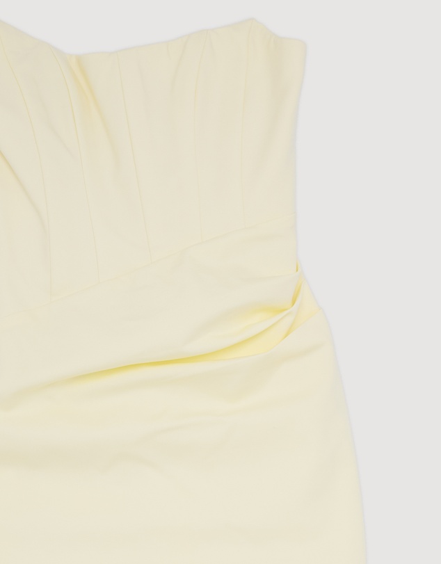 Revibe - Repaired Shona Joy Lani Strapless Corset Maxi Dress - AU 8