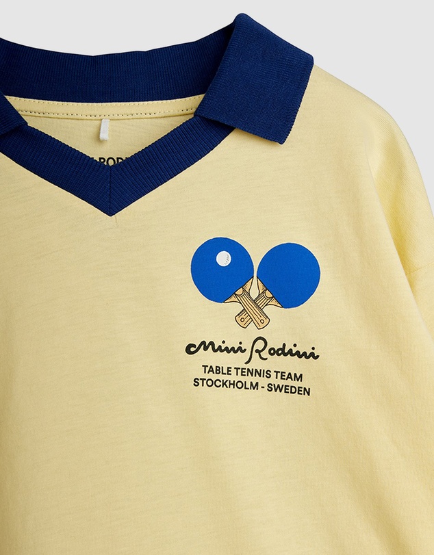 Mini Rodini - Table Tennis SP Collar LS Top - Babies-Teens