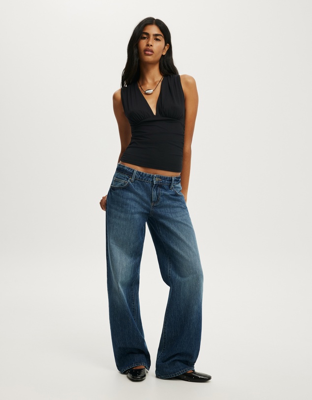 Cotton On - Hold Me Gathered V Tank