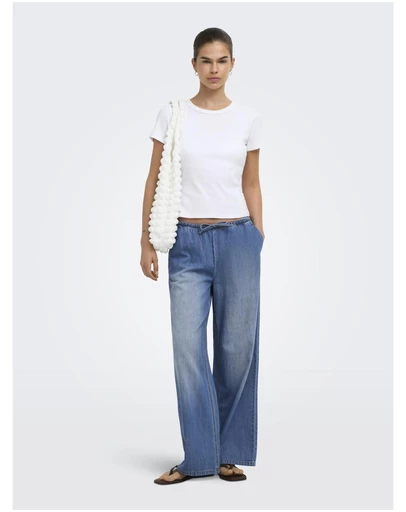 ONLY - Aria Pull String Wide Fit Jeans