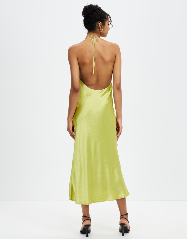 Third Form - Crush Bias Halter Dress