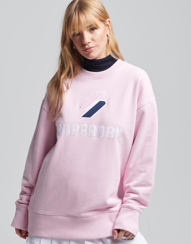 Superdry - CODE SL STACKED APQ CREW