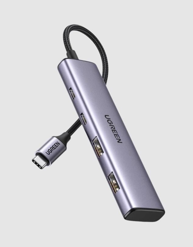 Ugreen - UGREEN 4 Ports USB C Hub with 2 x USB-C and 2x USB-A ports