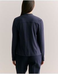 Trenery - Bamboo Viscose Blend Jacket in Night Sky