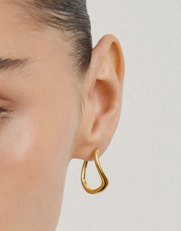 THOMAS SABO - THOMAS SABO Hoop earrings wave-shaped