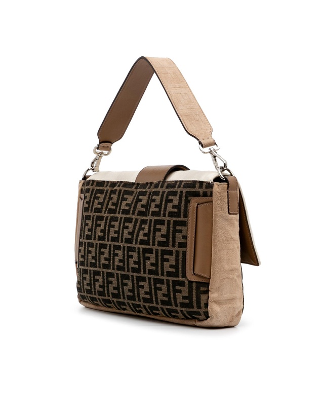 Pre-Loved by Azura Reborn - Pre-Loved fendi Textile Bag with Adjustable Shoulder Strap Internal Compartment and Clasp Closure