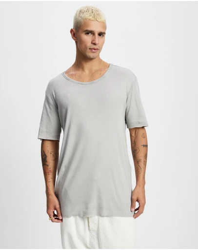 Surrounded By Ghosts - The Onyx Slim Rib Knit T-Shirt