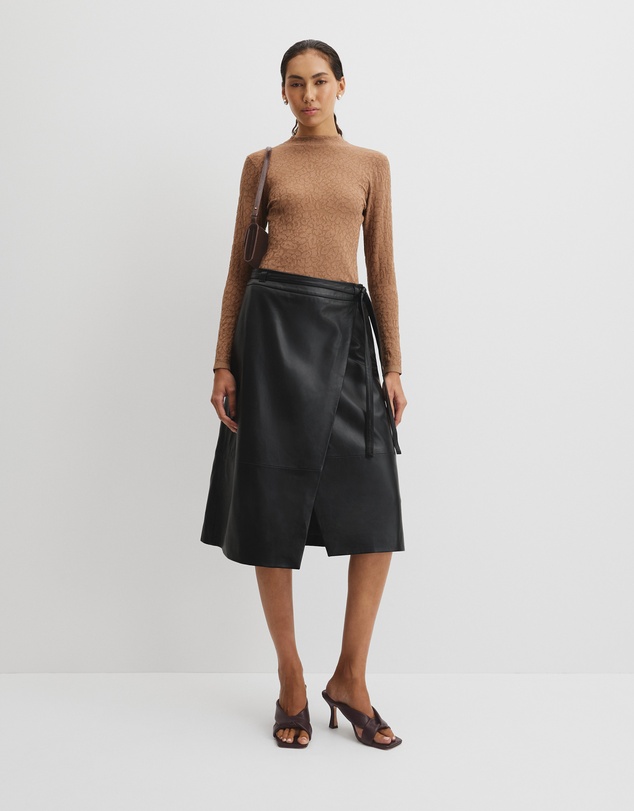 Country Road - Animal Jacquard Knit Top