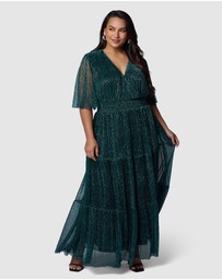 Pink Dusk by Curve Project - Steamy Encounters Maxi Dress