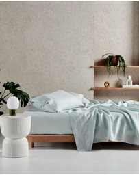 Linen House - Nimes Pure Linen Standard Pillowcase