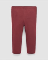 Purebaby - Thick Rib Leggings -Kids-Babies