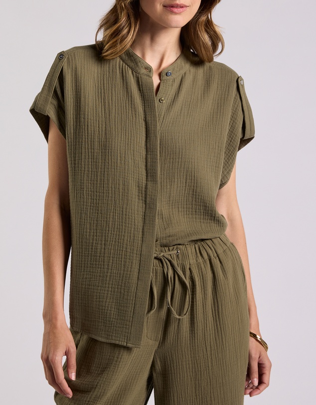 David Lawrence - Maurine Cotton Crinkle Shirt