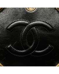 Pre-Loved by Azura Reborn - Pre-Loved Crumpled Calfskin En Vogue Round Bag