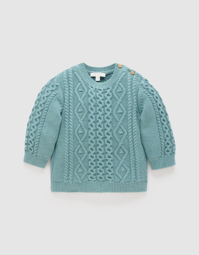 Purebaby - Cable Jumper -Kids-Babies